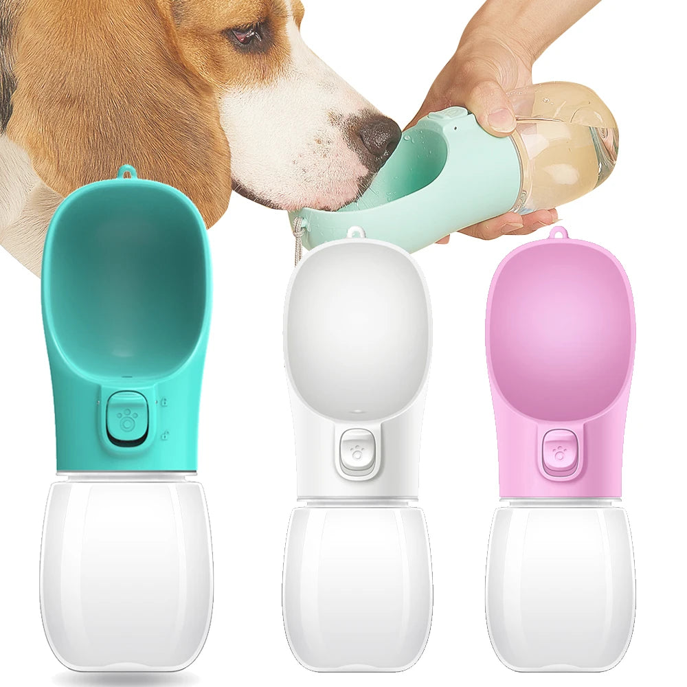 Woofly Pet Store™ Portable Dog Water Bottle — Leakproof Outdoor Pet Drinking Dispenser