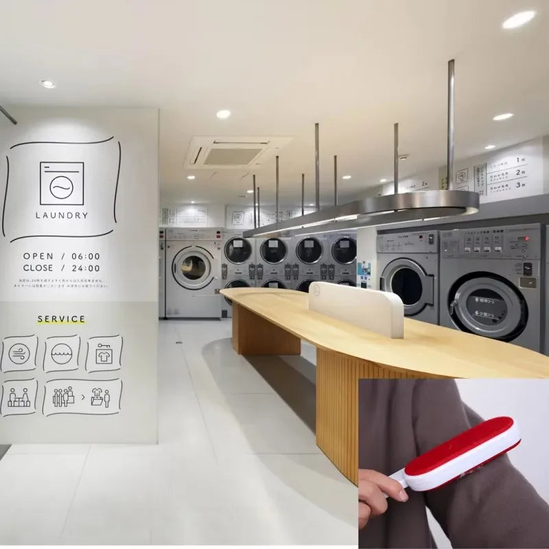 Self-Cleaning Pet Hair Remover Roller – Double-Sided Brush