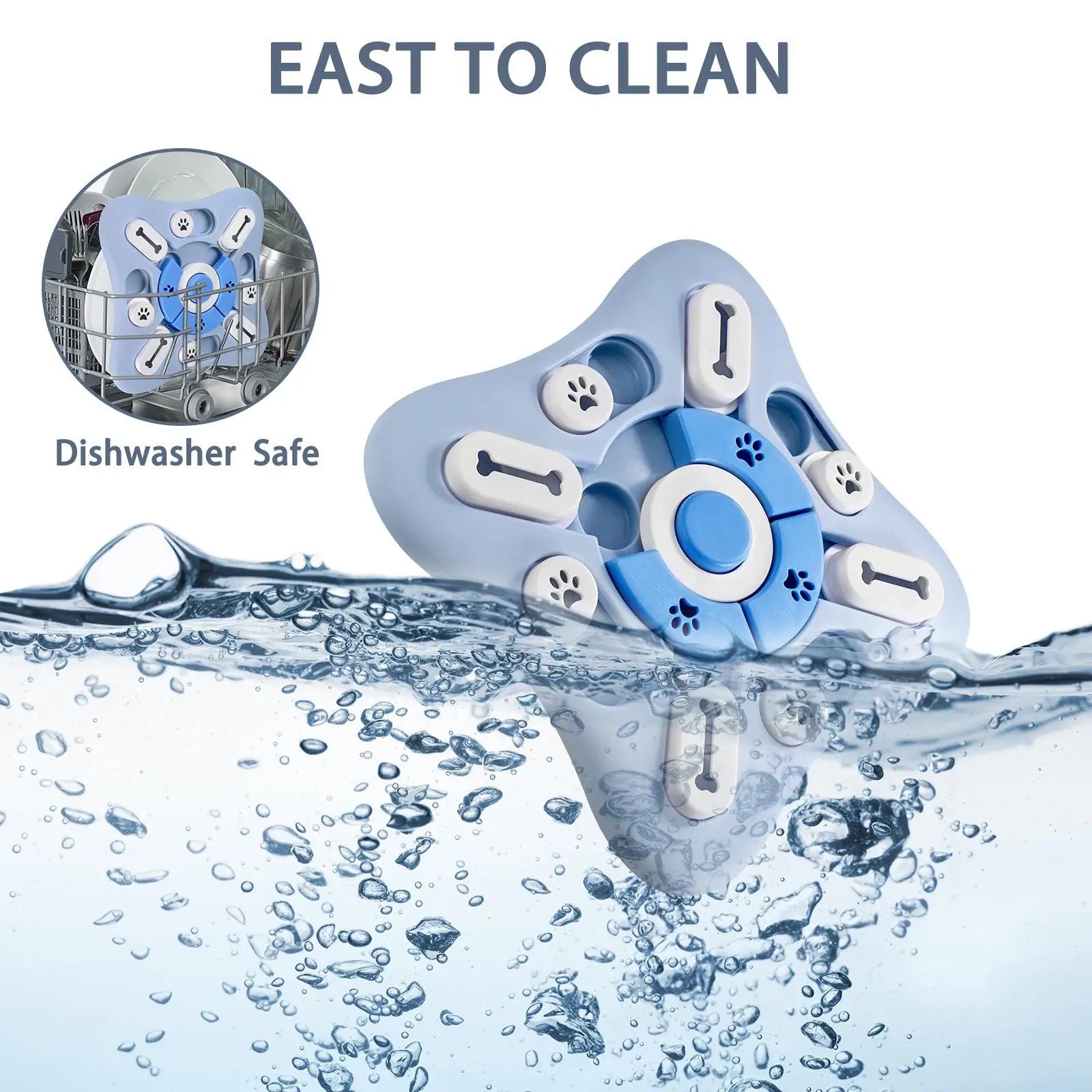 Dog Puzzle Slow Feeder – Interactive Training Bowl