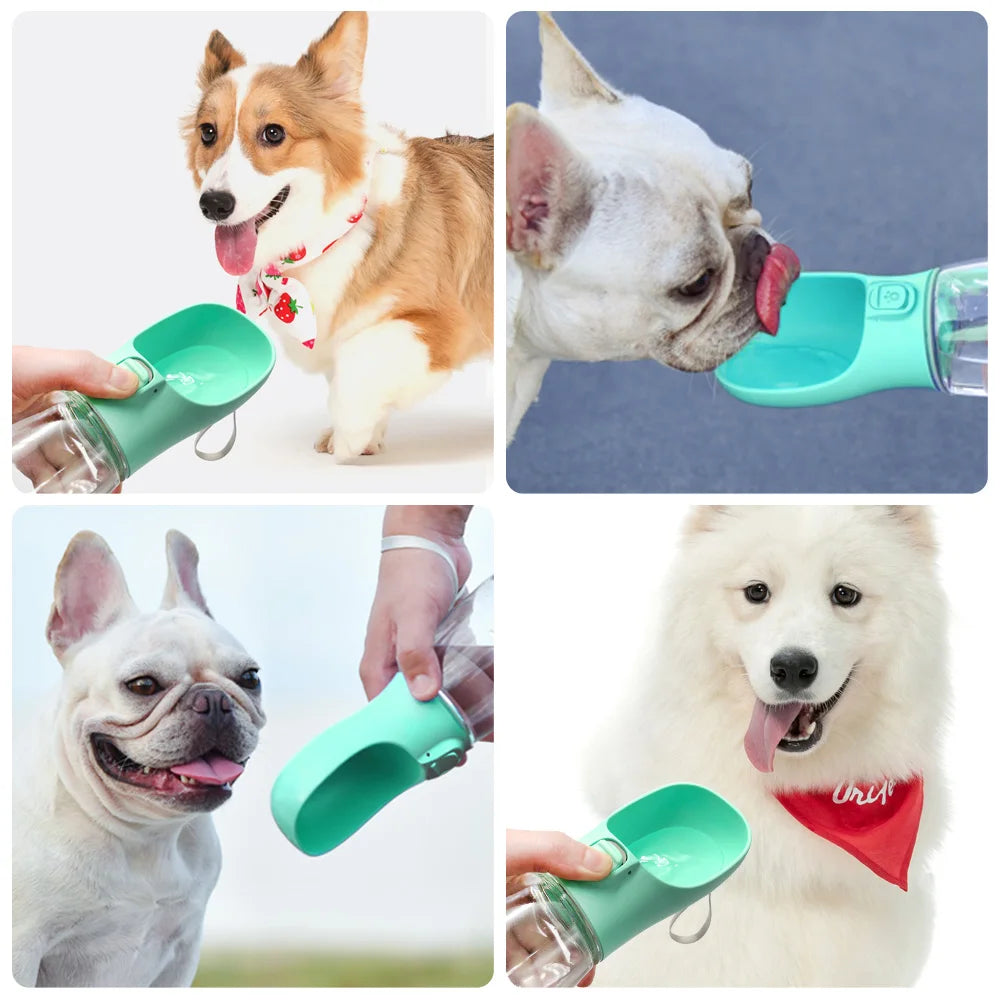 Woofly Pet Store™ Portable Dog Water Bottle — Leakproof Outdoor Pet Drinking Dispenser