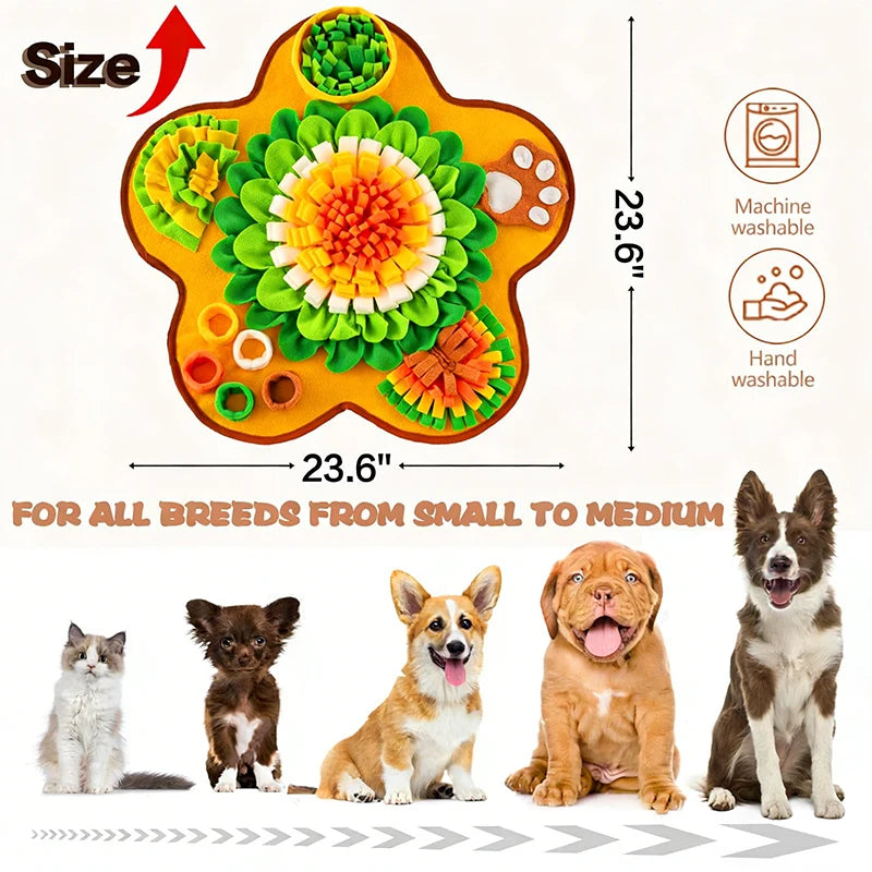Dog Snuffle Mat – Interactive Foraging & Slow Feeding Toy