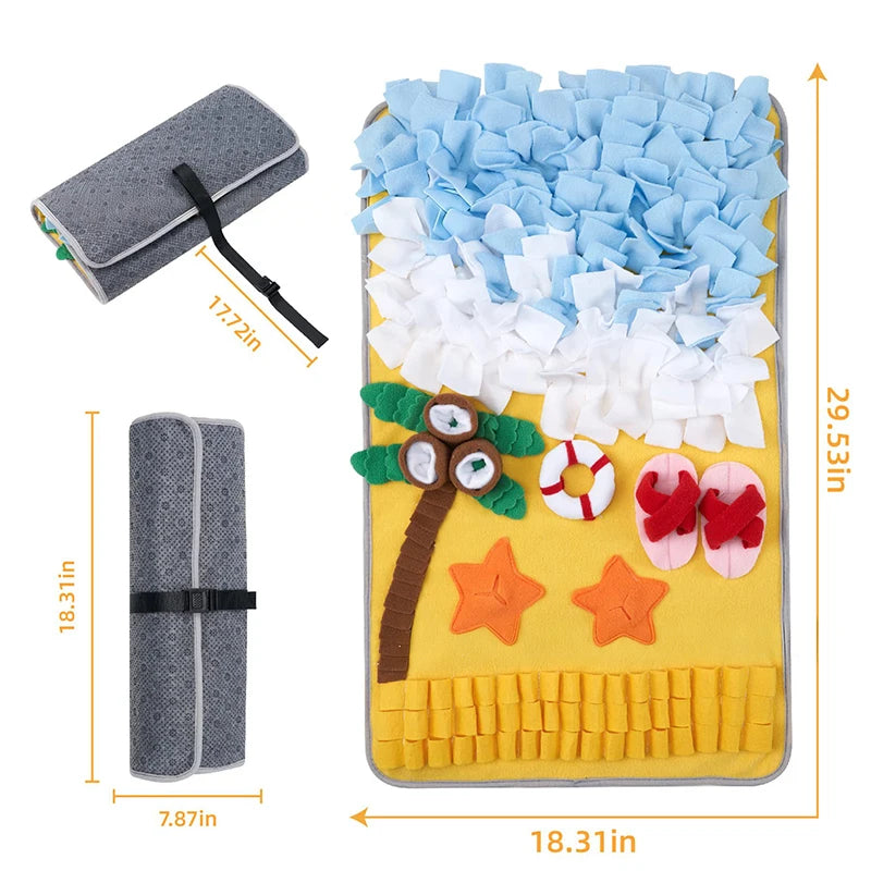 Dog Snuffle Mat – Interactive Foraging & Slow Feeding Toy