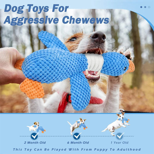 Duck Squeaky Dog Toy – Durable Chew & Play